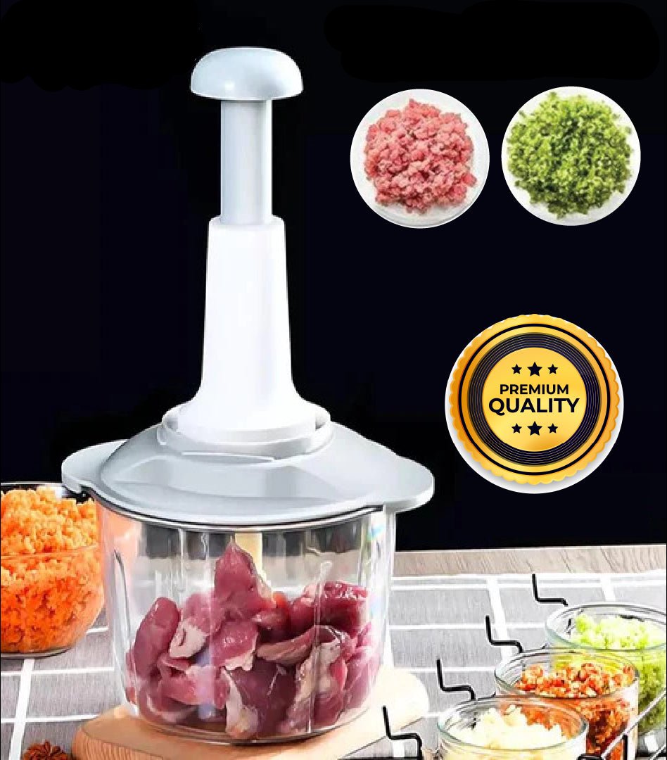 9 in 1 Blender-Manual Vegetable Chopper Hand Press-Food Cutter-Onion Nuts Grinder Mincer-Shredder Kitchen Accessories-Chopper