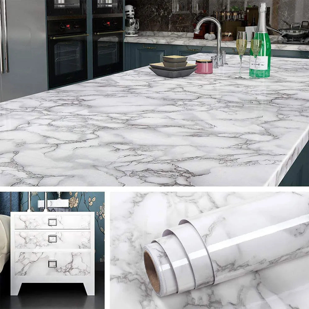 Marble Self Adhesive Wallpaper Waterproof Oil Proof