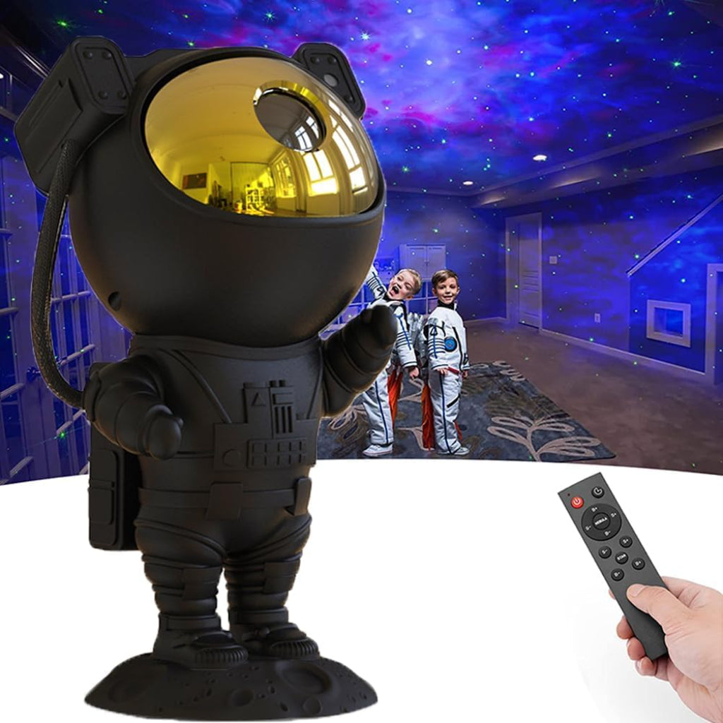 Astronaut Galaxy Light Projector, Remote Control and 360°Rotation Magnetic Head