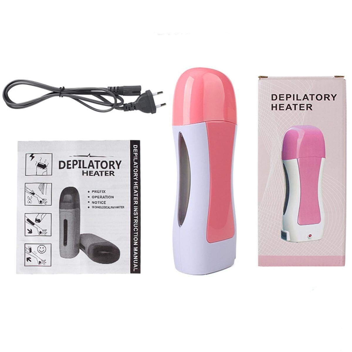 3 in 1  Wax Roll On Heater, Depilatory Kit- Hair Remover, Depilatory Epilators