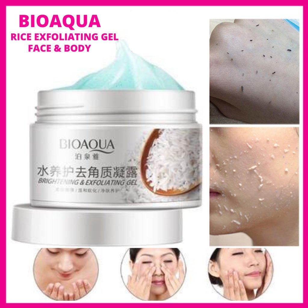 Bioaqua Brightening & Exfoliating Rice Gel Face Scrub