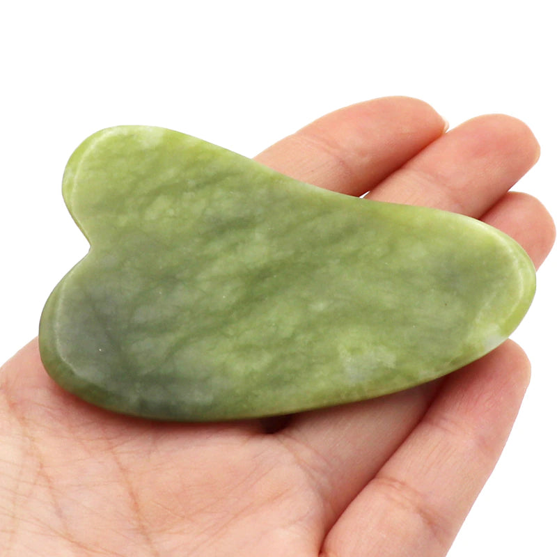 Gnker Jade Roller and Gua Sha Set for Beautiful Skin Detox