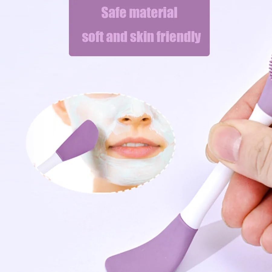 Silicone Face Mask Brush/Spatula Applicator For Mud, Clay, Charcoal, Wax