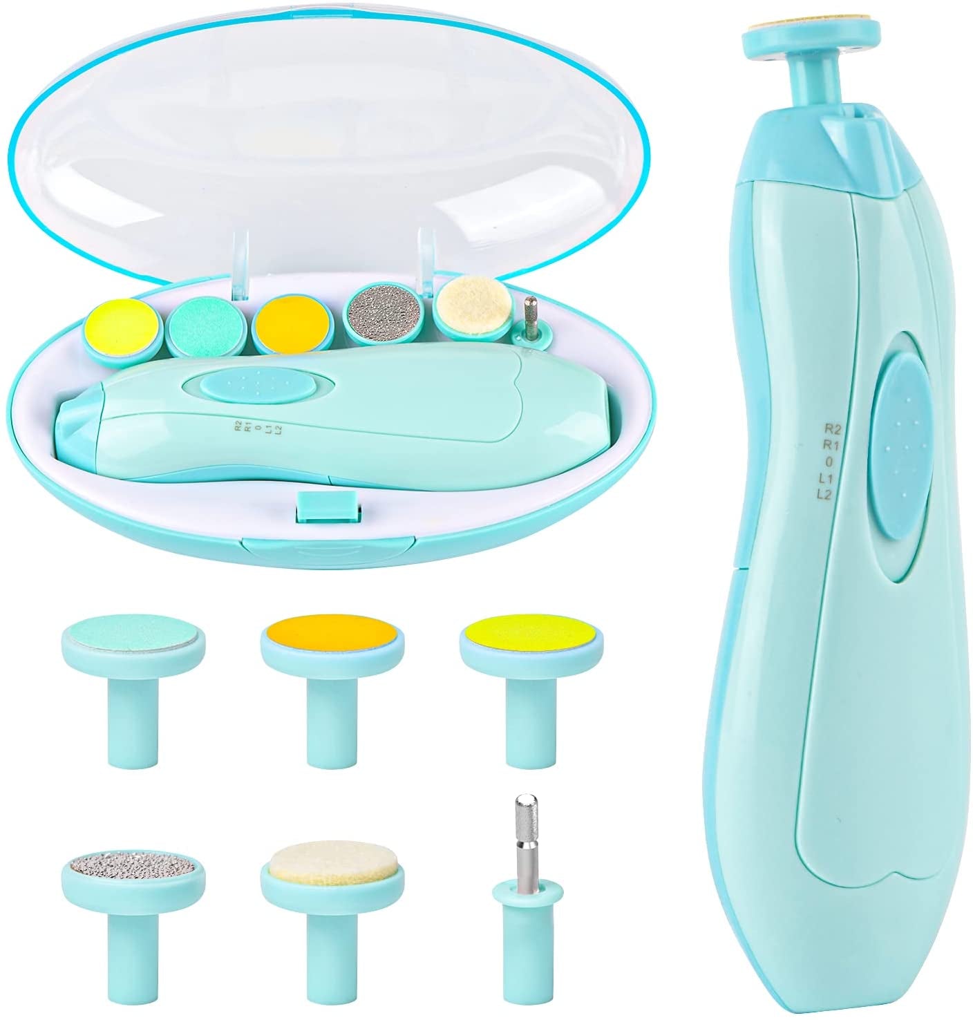 Baby Nail Trimmer-Electric, 6 in 1 Baby Nail Clipper