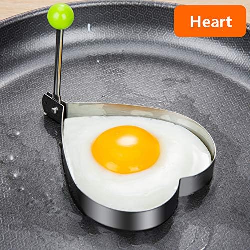 5pcs Stainless Steel Omelet Shaper Fried Egg Mold