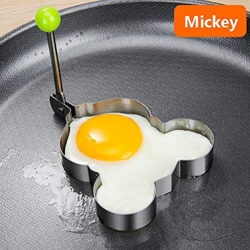 5pcs Stainless Steel Omelet Shaper Fried Egg Mold