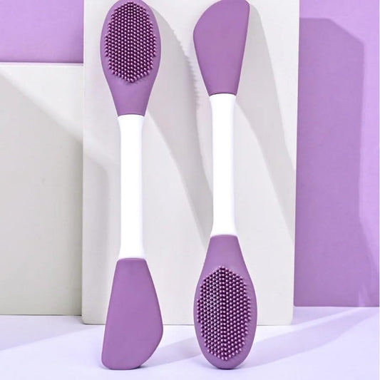 Silicone Face Mask Brush/Spatula Applicator For Mud, Clay, Charcoal, Wax