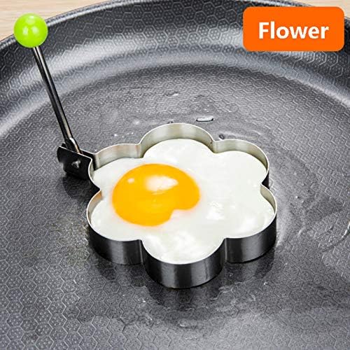 5pcs Stainless Steel Omelet Shaper Fried Egg Mold