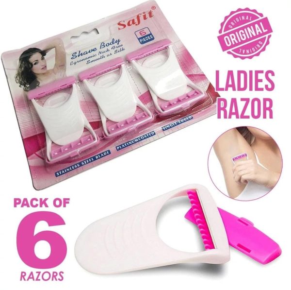 6 Pcs Women Shaver, Bikini Razor Soft