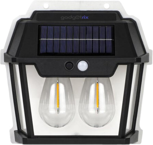 Solar Wall Light with Motion Sensor, Wireless Auto Chargeable