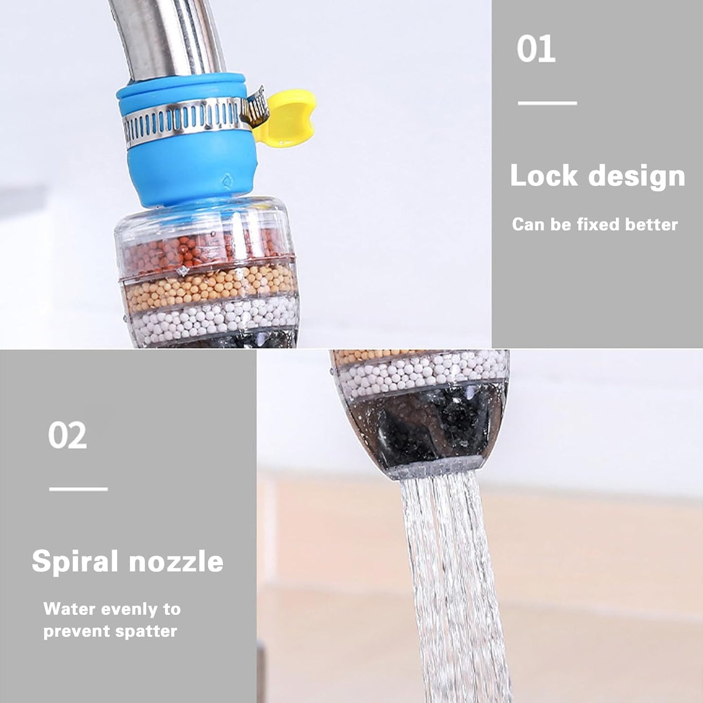 Faucet Extender Filter: Layer Filtration System for Kitchen Sink & Bathroom Tap