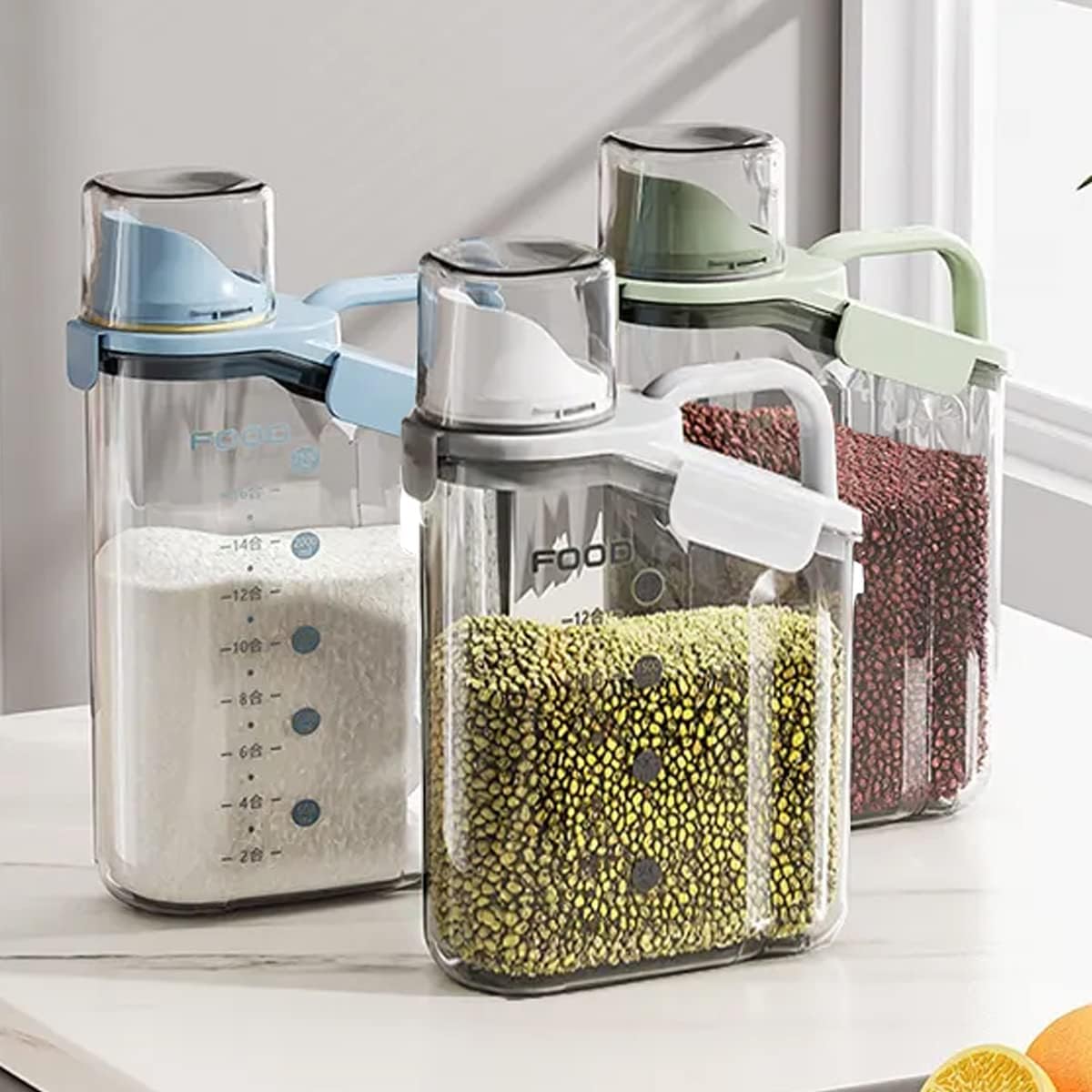 Cereal Containers, Grains Containers, Kitchen Organizer