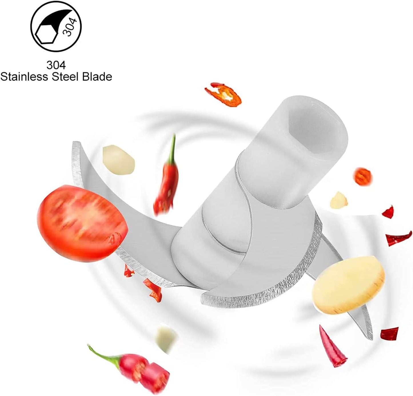 Electric USB Rechargeable Mini Chopper, High Power, Chop-Onion-Ginger-Vegetable-Pepper-Spices