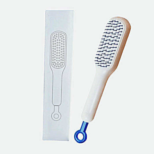 Self-Cleaning Hair Brush,  Anti-Static Massage Comb, Telescopic Magic Comb for Scalp Cleaning,