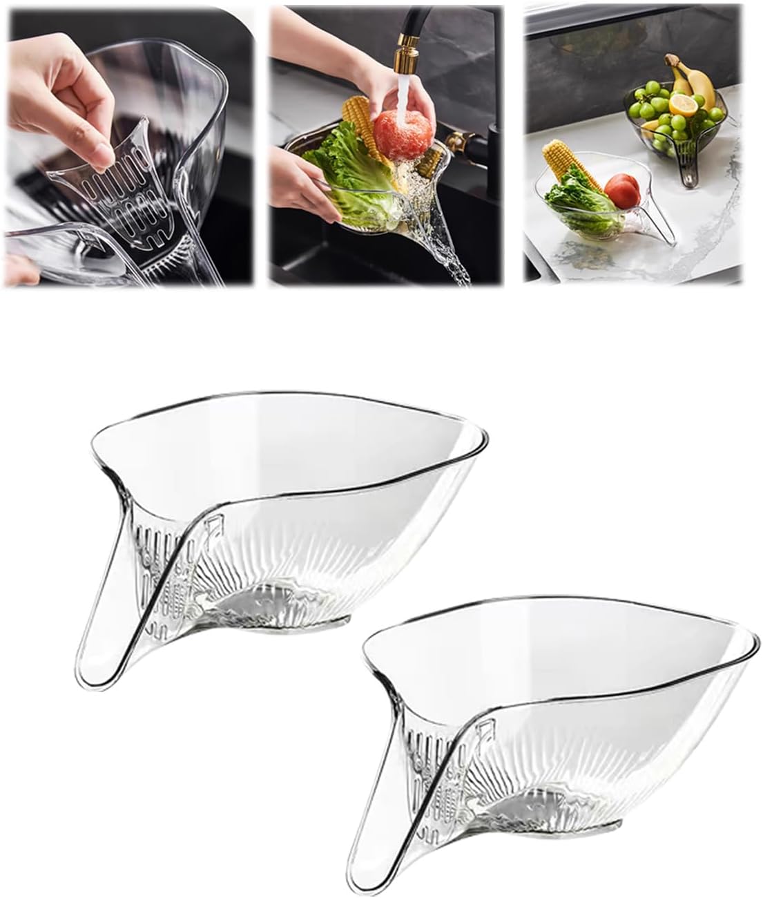 Multi-Functional Drain Basket, Removable Drainage Basket Funnel