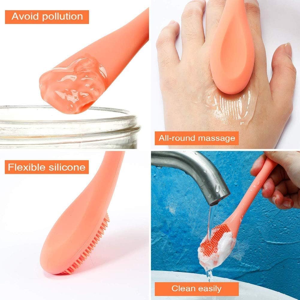 Silicone Face Mask Brush/Spatula Applicator For Mud, Clay, Charcoal, Wax