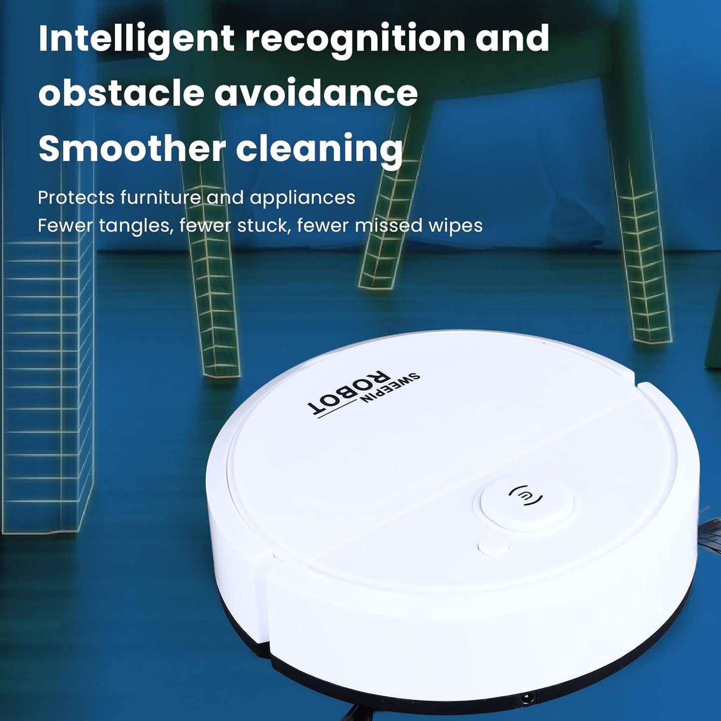 Portable Mini Wireless Smart Sweeping Robot