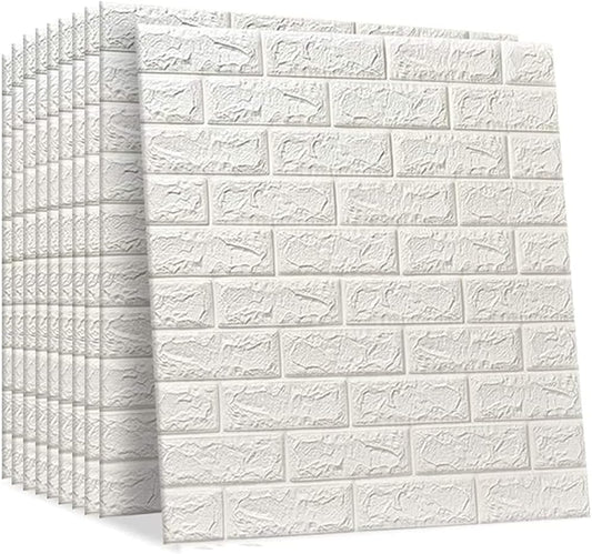 Modern 3D Brick Wallpaper Self Adhesive Waterproof