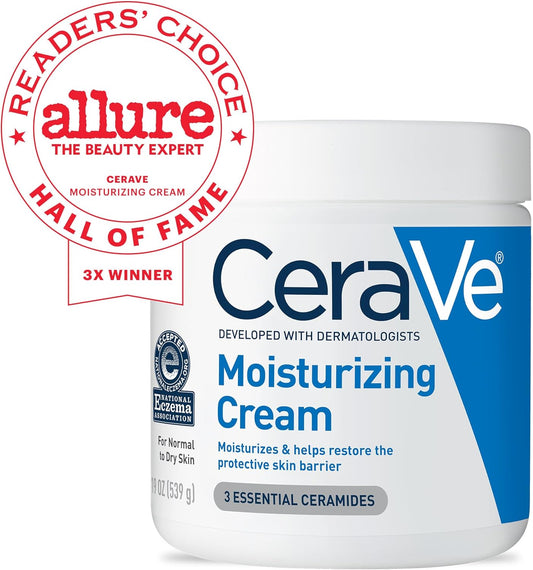 CeraVe Moisturizing Cream, Body and Face Moisturizer for Dry Skin-85G