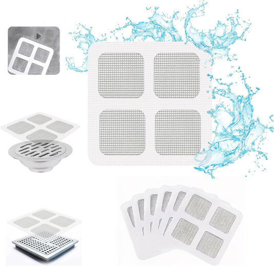 Drain Mesh Stickers, Kitchen Catcher Mesh-Bathroom Drain Hair Catcher