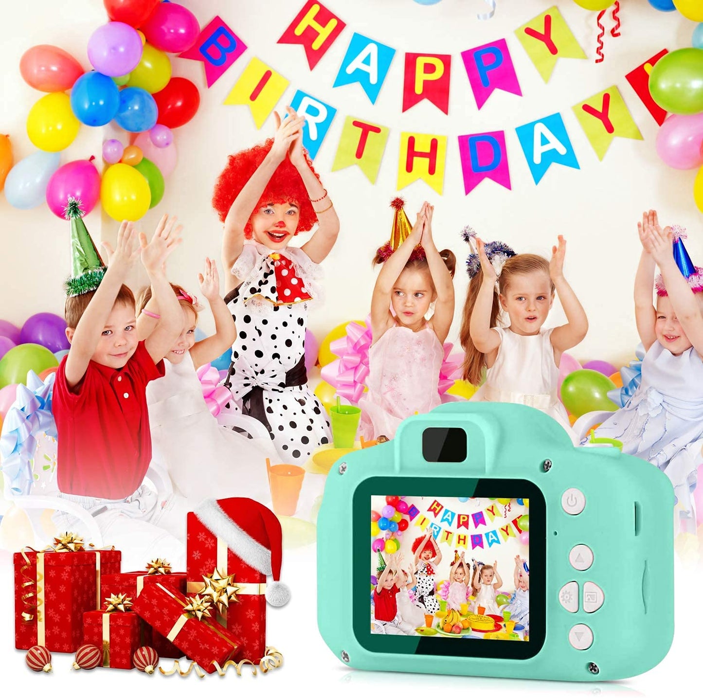 Kids Camera for Girls Boys, Kids Selfie Camera Toy 13MP 1080P HD Digital Video Camera for Toddler