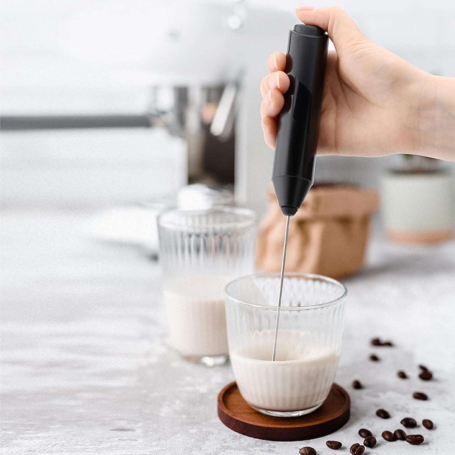 Coffee Mixer, Coffee Beater, Drink Mixer for Coffee, Milk, Lattes, Cappuccino Cream Matcha