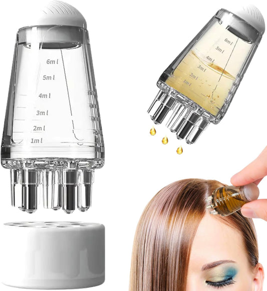 Hair Oil Applicator Bottle, Scalp Applicator Massage Comb, Scalp Oil Applicator