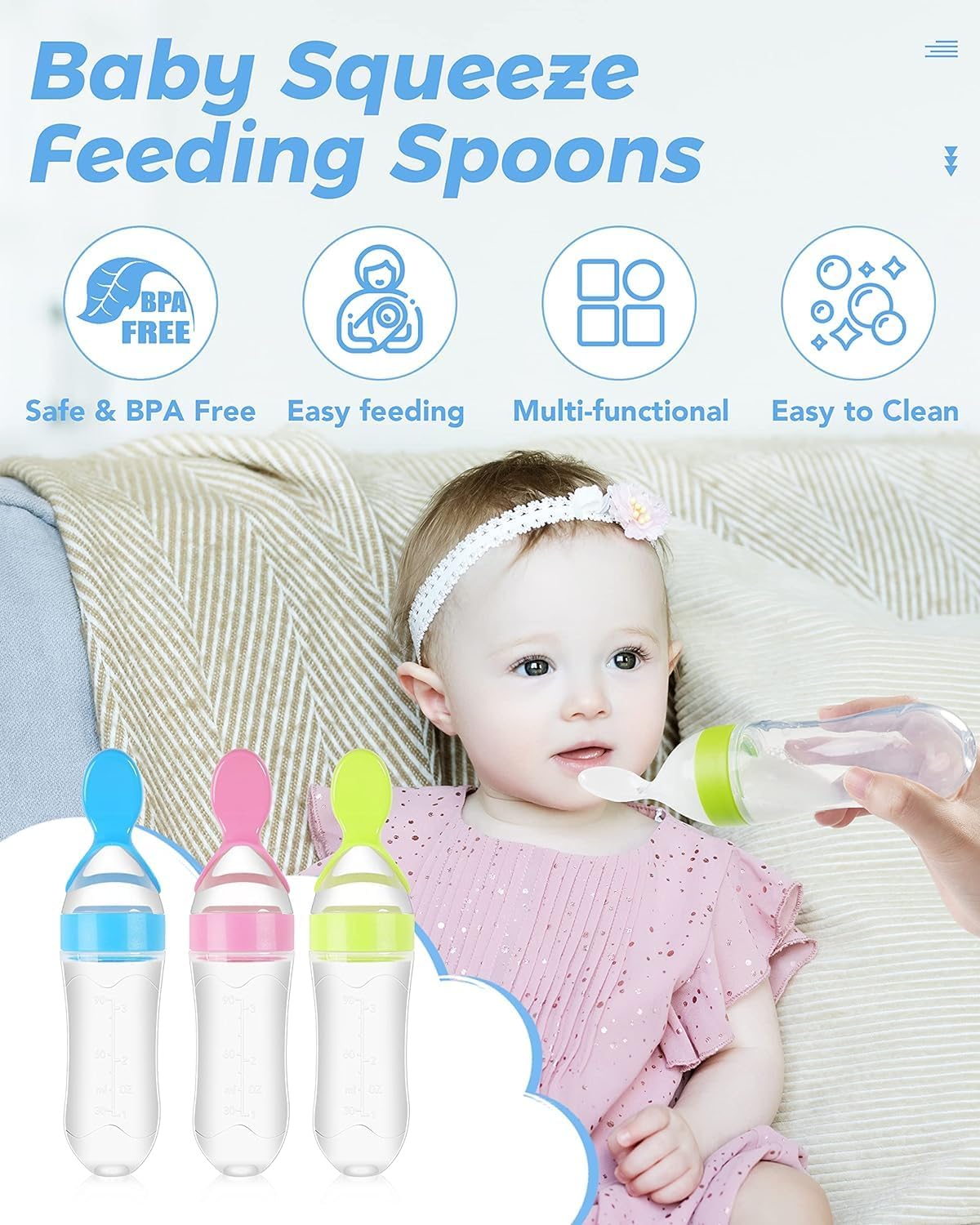 Baby Spoon Feeder & pacifier for vegetable, fruits & syrup