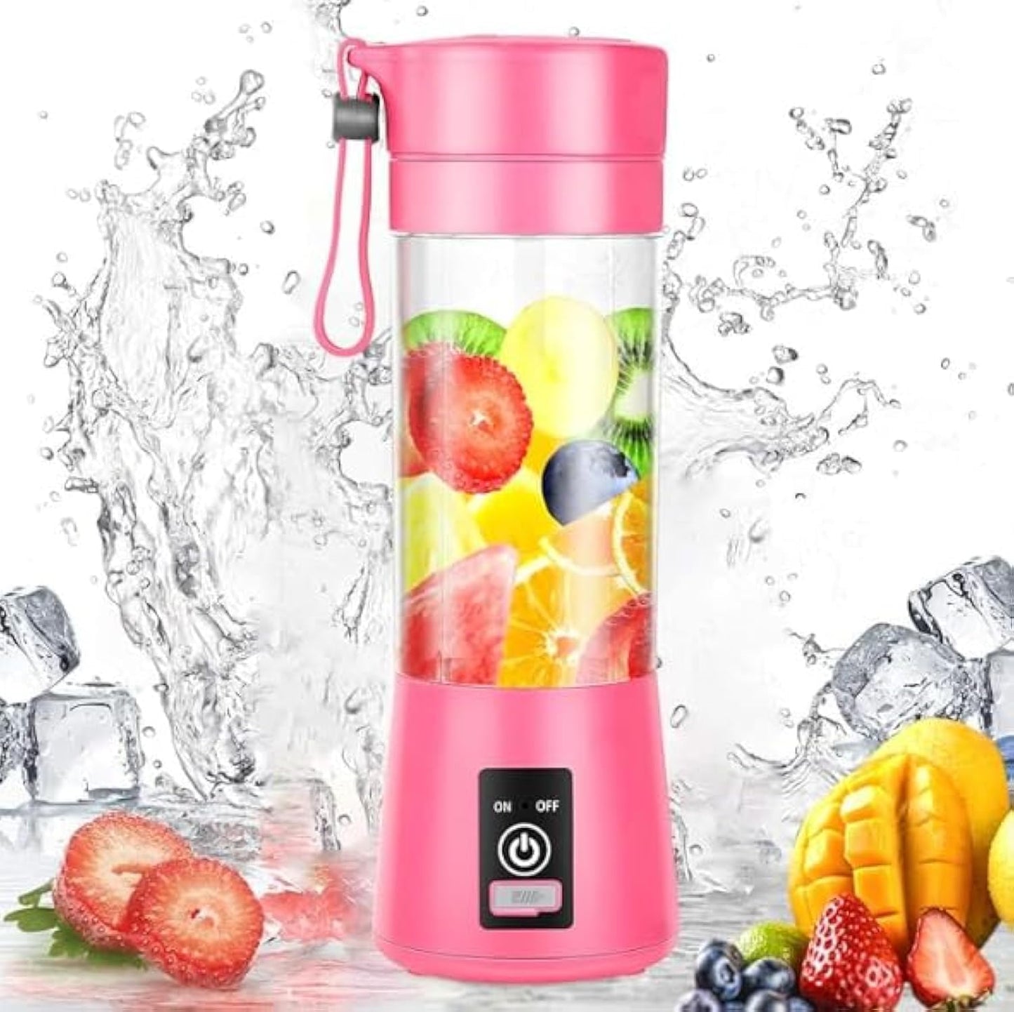 Portable Blender, Personal Size Blenders with USB Rechargeable, Mini Fruit Juice Mixer