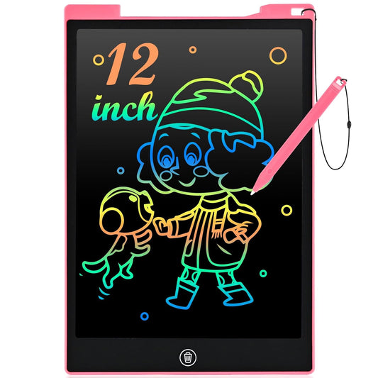 Writing Pad, 12-Inch LCD Writing Tablet Colorful Screen Graphic Tablets