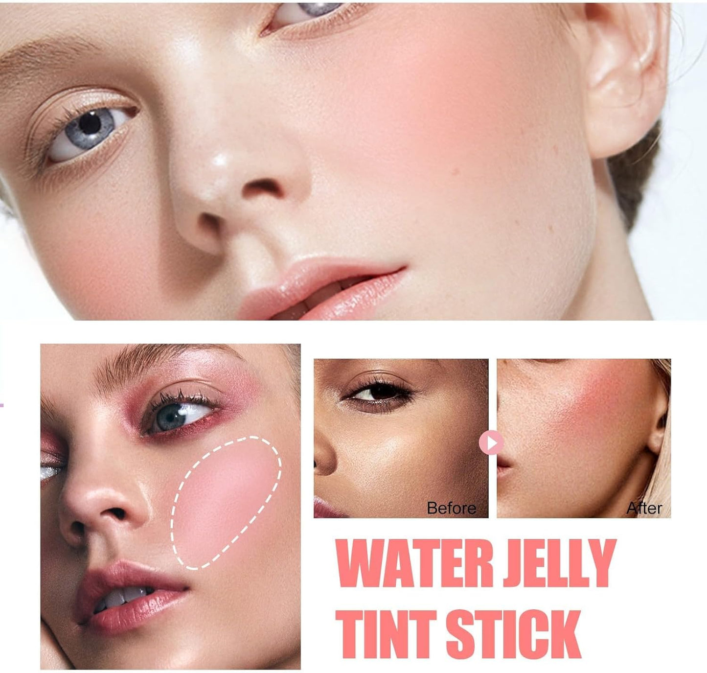 Jelly Blush Stick Sheer Lip-Pack Of 4