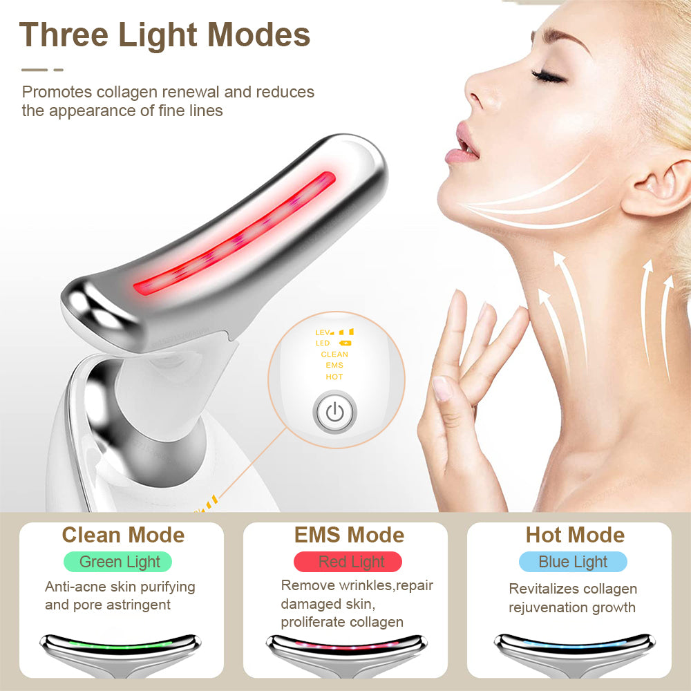 Anti Wrinkles/Anti-Aging Face Neck Skin Massager 4-in-1