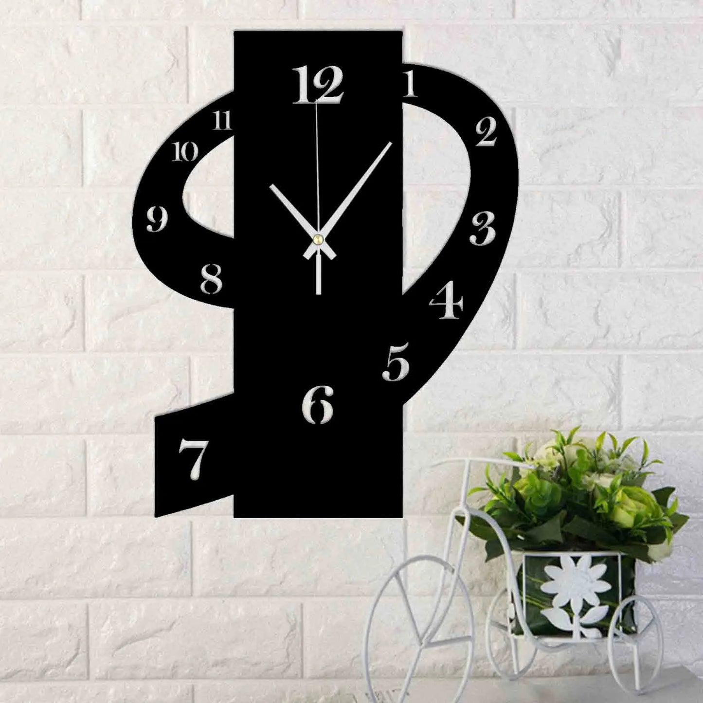 3D Wooden Beautiful Wall Clock