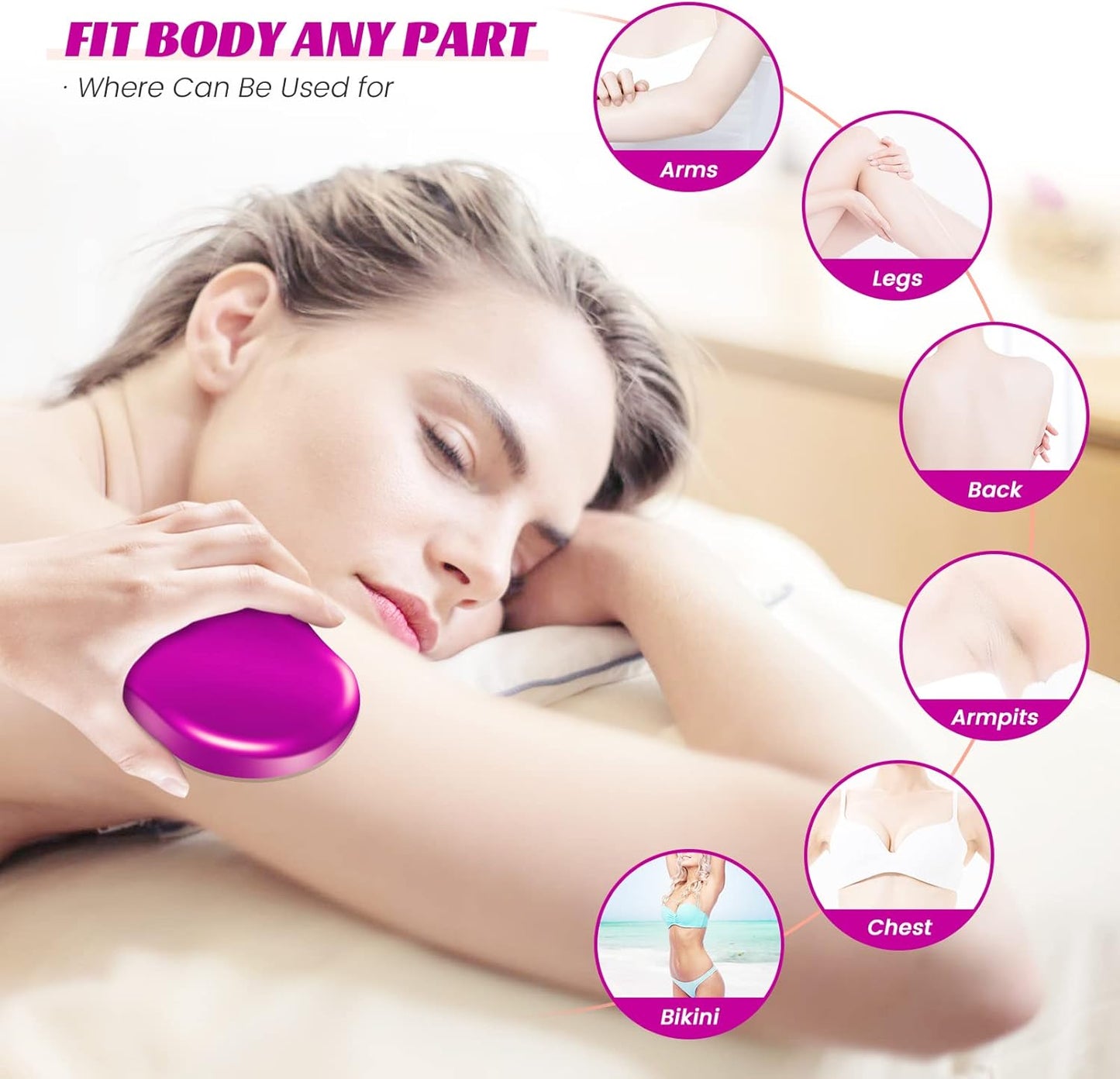 crystal hair remover stone Painless Epilator